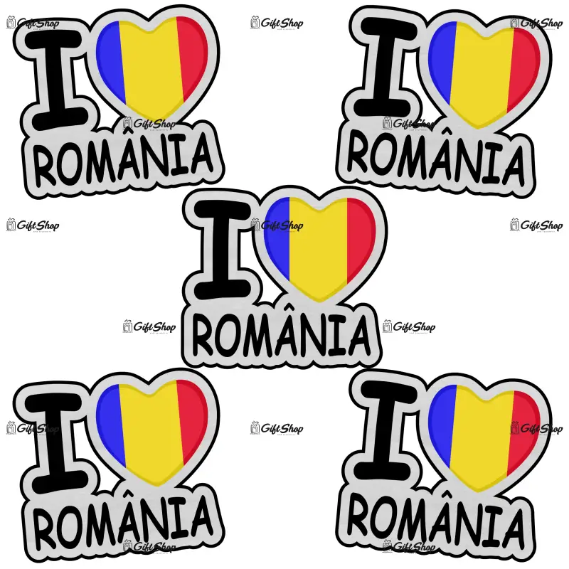 I love romania, magnet frigider mgs133